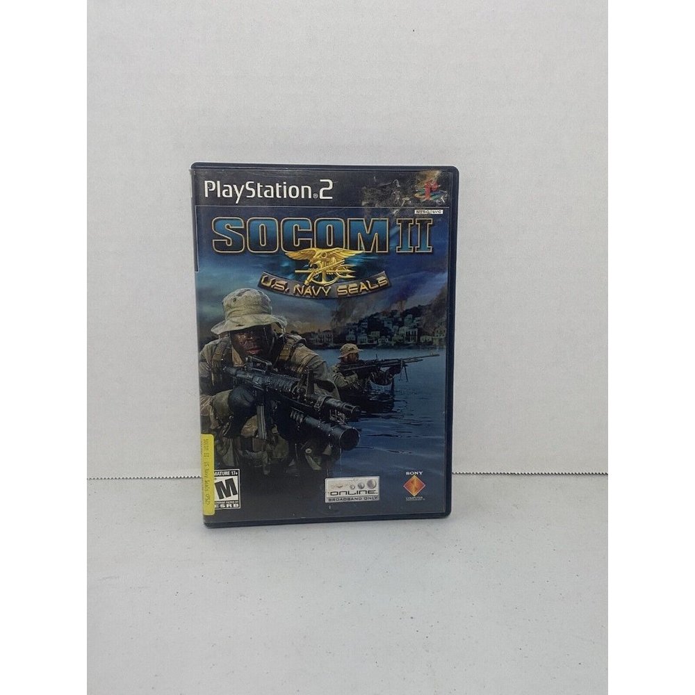 SOCOM II US Navy Seals Playstation 2 PS2 Compete CIB With Manual
